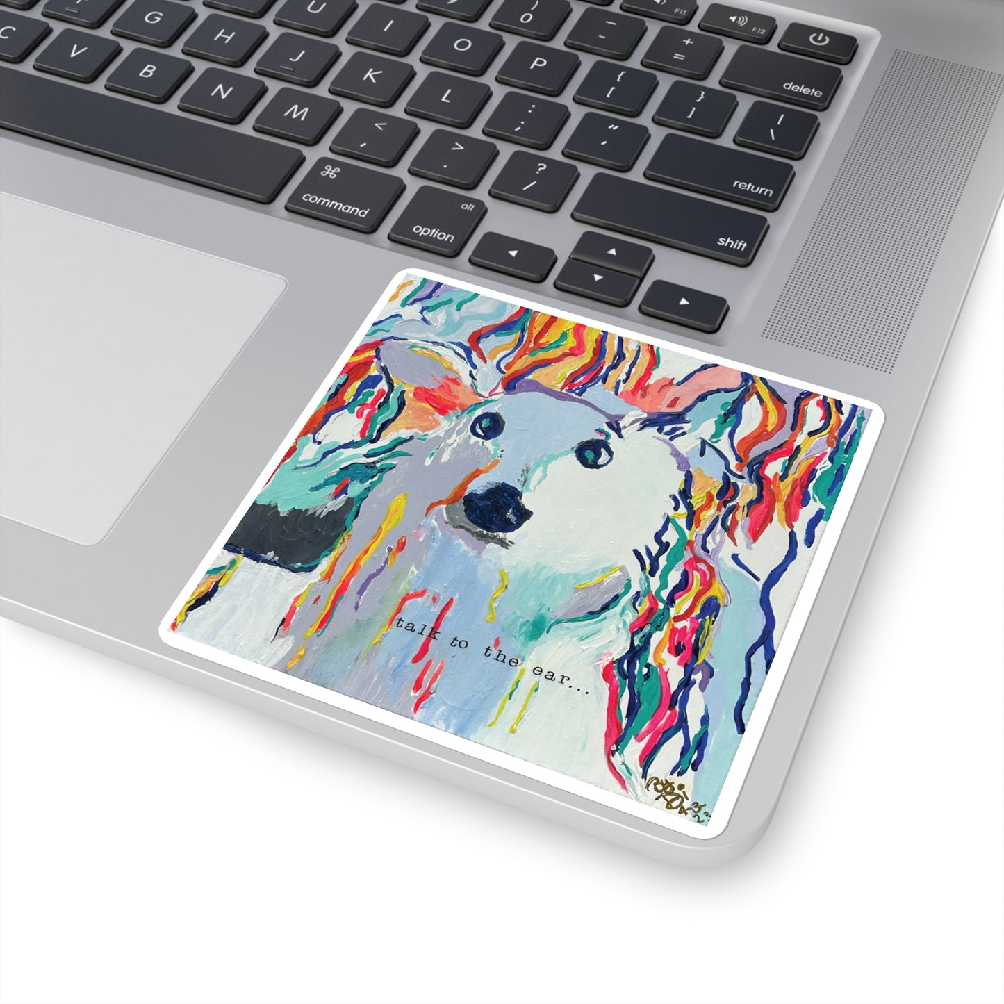 Talk To The Ear | Square Sticker