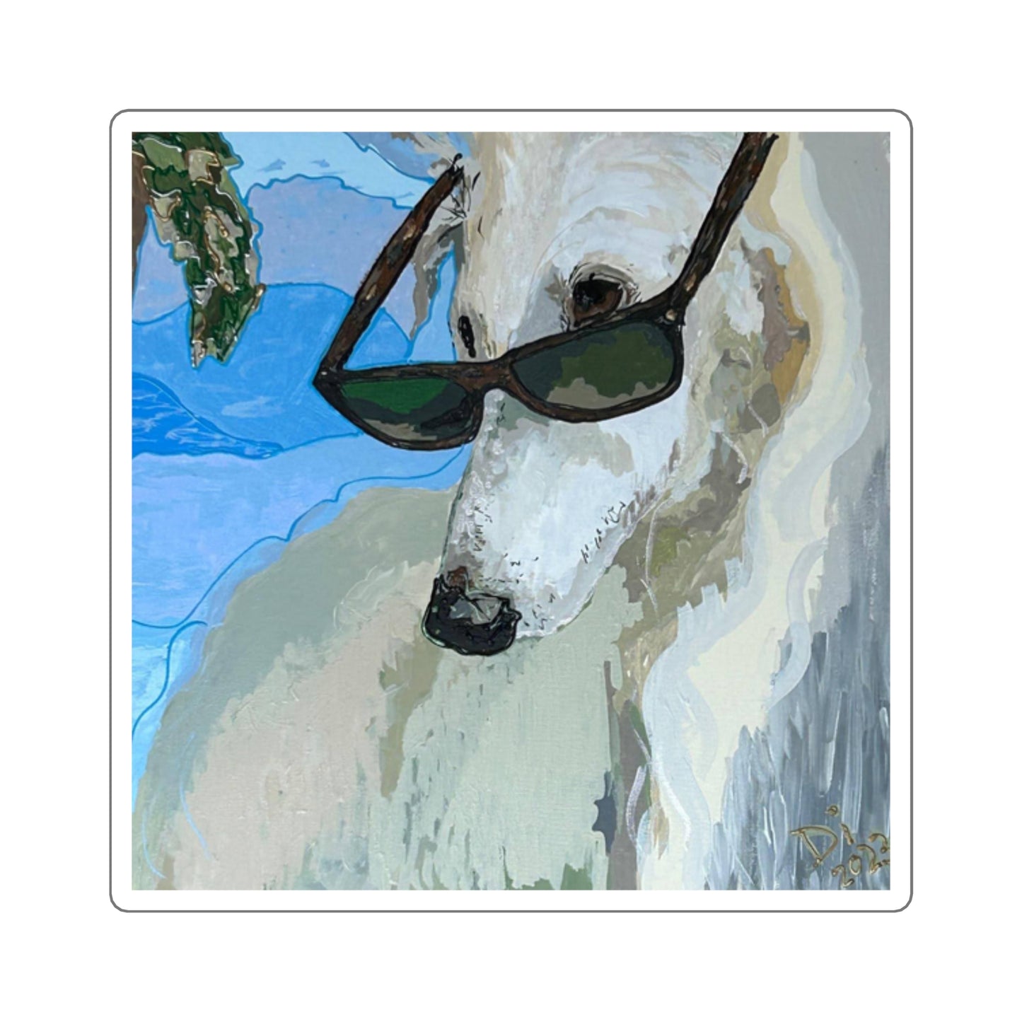 The Side Eye | Square Sticker