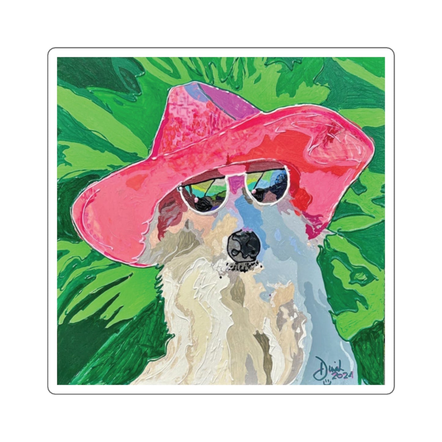 Fernando 33480, Palm Beach USA | Square Sticker