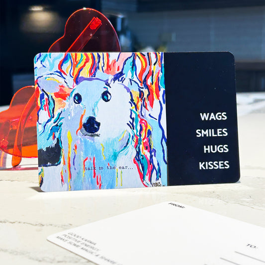 Wags Smiles Hugs Kisses Postcard